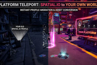 rebuild your spatial io world on your own site or  vrchat before it shuts down
