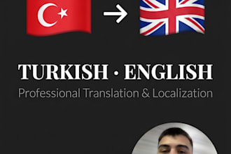 turkish to english or english to turkish professionally