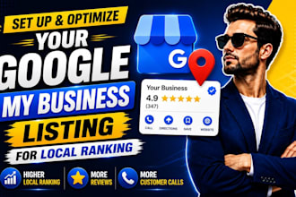 set up and optimize your google my business listing for local ranking