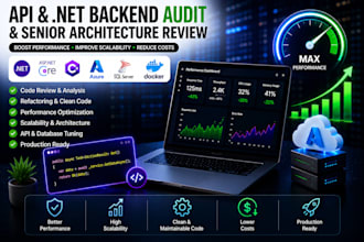 audit your API and dot net backend, and give a senior architecture review