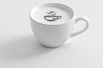 design a modern 3d logo for cafe restaurant