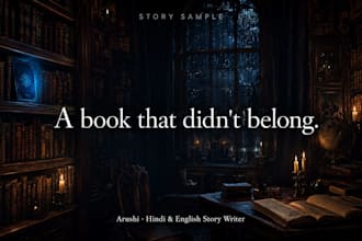 write an original short story in english or hindi