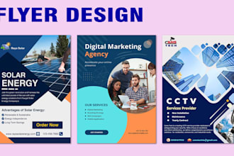 design professional business flyer for marketing and promotion