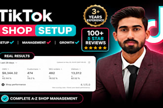 do tiktok shop setup, tiktok shop management, dropshipping and gmv max ads