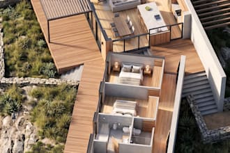 do photorealistic 3d floor plan rendering