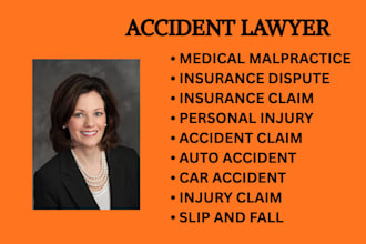 handle insurance claims, accident compensation, and injury dispute matters