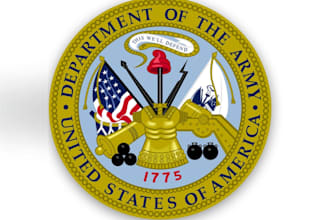 design modern badge, patch, army, military, skull, round sticker, label, logo
