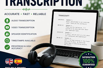 transcribe audio and video accurately