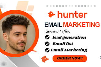 setup hunter io lead generation hunter io email list hunter io email finder