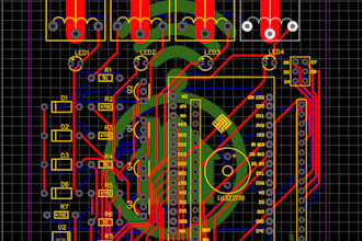 design a professional pcb layout in easyeda from your schematic