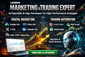 build custom pine script, mql5, and ninjascript algorithms 25 years of trading