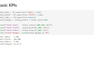analyze and visualize data using python, pandas and numpy