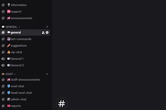 design and set up your discord server