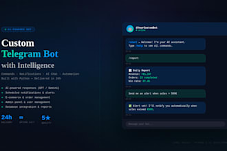 python telegram bot developer