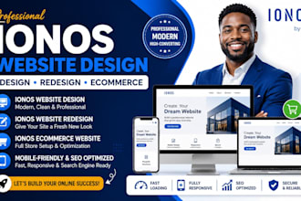 do ionos website design, ionos website redesign, ionos website ecommerce website