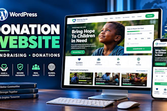 build a wordpress donation and fundraising website