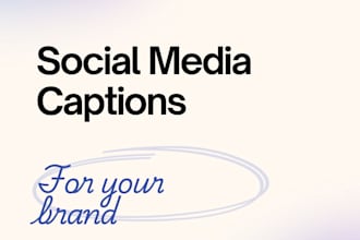 write catchy social media captions for your brand