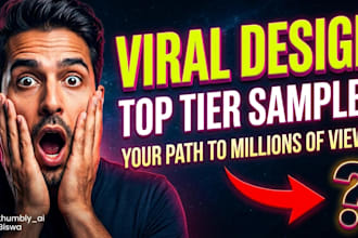 design amazing youtube thumbnails and edit shorts