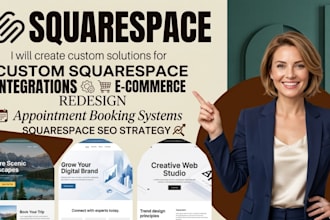 squarespace odoo website development redesign squarespace booking website seo