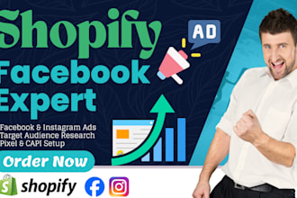 setup and manage facebook ads campaign for shopify dropshipping