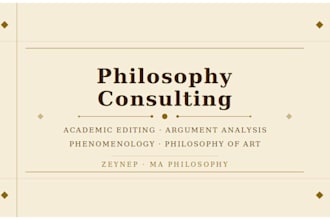 help you write well structured philosophy essay