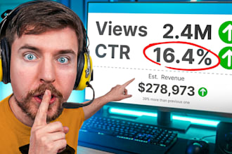 design premium professional viral youtube thumbnails