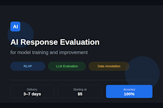 evaluate and rate ai responses for model training