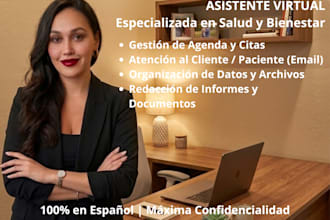 be your professional virtual assistant for wellness and healthcare businesses