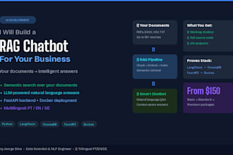 build a rag chatbot or nlp pipeline
