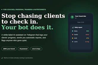 build an ai telegram bot to manage your coaching clients