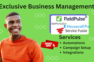 setup housecall pro, servicetitan, service fusion, fieldpulse, servicem8