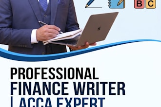 write professional finance blogs accounting articles and business content