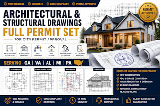 review correct and seal architectural plan structural mep plan for pa oh id hi