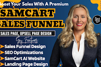 do samcart landing page,sales funnel,thrivecart sales page, samcart ai website