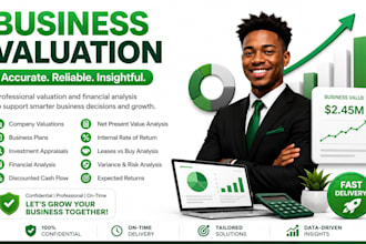 do business valuation, advance financial analysis, startup valuation