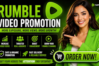 promote your rumble videos for more exposure