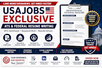write usajob exclusive and ats resume writing federal resume