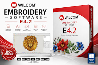 give you and  install wilcom embroidery studio e4,2 on windows 10 and 11