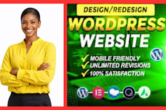 help with build, create, design, develop, wordpress website for your business
