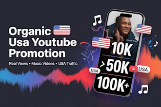 do organic USA youtube music video promotion USA video promotion