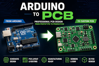 design arduino pcb from your breadboard project with schematic and gerber