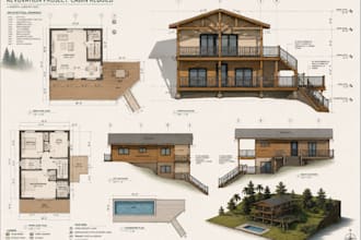 do floor plans, house city permit drawings