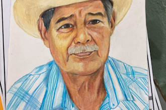 do realistic or semirealistic portraits