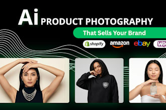 create ai product photography with realistic ai models