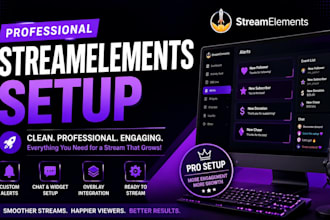 creat complete streamelement branding package twitch creator