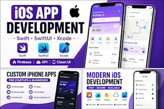 develop ios app using swift swiftui and xcode