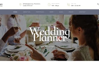 design squarespace wedding planner website event  website party planning website