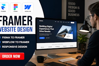design responsive framer or webflow website figma to framer webflow to framer