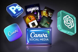 automatic editable social media canva ai