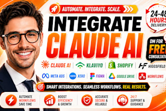 claude ai klaviyo shopify higgsfield meta ads xero figma google drive workflows